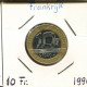 10 FRANCS 1990 FRANCIA FRANCE Moneda BIMETALLIC Moneda #AM428.E.A - 10 Francs