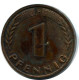 1 PFENNIG 1970 F BRD ALEMANIA Moneda GERMANY #AW932.E.A - 1 Pfennig