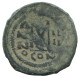 FLAVIUS JUSTINUS II FOLLIS Antiguo BYZANTINE Moneda 10.5g/33mm #AA498.19.E.A - Byzantine