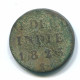 1/4 STUIVER 1825 SUMATRA NIEDERLANDE OSTINDIEN Copper Koloniale Münze #S11665.D.A - Dutch East Indies