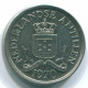 10 CENTS 1970 NETHERLANDS ANTILLES Nickel Colonial Coin #S13336.U.A - Nederlandse Antillen