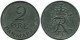 2 ORE 1967 DENMARK UNC Coin #M10397.U.A - Denmark