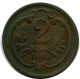 2 PFENNIG 1894 AUSTRIA Coin #AW949.U.A - Oostenrijk