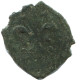 CRUSADER CROSS Authentic Original MEDIEVAL EUROPEAN Coin 0.6g/14mm #AC406.8.D.A - Other - Europe