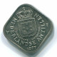 5 CENTS 1977 ANTILLES NÉERLANDAISES Nickel Colonial Pièce #S12277.F.A - Niederländische Antillen