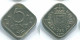 5 CENTS 1975 ANTILLAS NEERLANDESAS Nickel Colonial Moneda #S12247.E.A - Antille Olandesi