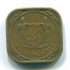 5 CENTS 1972 SURINAME Netherlands Nickel-Brass Colonial Coin #S12963.U.A - Surinam 1975 - ...