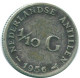 1/10 GULDEN 1956 NETHERLANDS ANTILLES SILVER Colonial Coin #NL12114.3.U.A - Antilles Néerlandaises