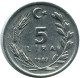 5 LIRA 1983 TURKEY UNC Coin #M10309.U.A - Türkei