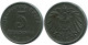 5 PFENNIG 1919 A DEUTSCHLAND Münze GERMANY #AX563.D.A - 5 Rentenpfennig & 5 Reichspfennig