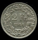 2 FRANCS 1944 SUIZA SWITZERLAND PLATA Moneda #W10400.15.E.A - Other & Unclassified