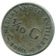 1/10 GULDEN 1960 ANTILLAS NEERLANDESAS PLATA Colonial Moneda #NL12352.3.E.A - Nederlandse Antillen