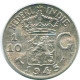 1/10 GULDEN 1945 P NETHERLANDS EAST INDIES SILVER Colonial Coin #NL14106.3.U.A - Dutch East Indies