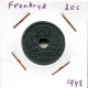 20 CENTIMES 1942 FRANKREICH FRANCE Französisch Münze #AM841.D.A - 50 Centimes