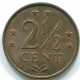 2 1/2 CENT 1975 ANTILLAS NEERLANDESAS Bronze Colonial Moneda #S10521.E.A - Antille Olandesi