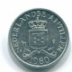 1 CENT 1980 NETHERLANDS ANTILLES Aluminium Colonial Coin #S11192.U.A - Antilles Néerlandaises