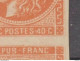 AVEC 2500€ De MOINS Que Chez Cérès RRRR 48l 4 RETOUCHE Dans Bloc De 4 Neuf* Et ** LUXE Garantie Behr Cf Descr - 1870 Ausgabe Bordeaux