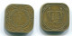 5 CENTS 1972 SURINAME Netherlands Nickel-Brass Colonial Coin #S12994.U.A - Surinam 1975 - ...