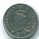 25 CENTS 1971 ANTILLAS NEERLANDESAS Nickel Colonial Moneda #S11488.E.A - Nederlandse Antillen