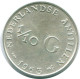 1/10 GULDEN 1963 NETHERLANDS ANTILLES SILVER Colonial Coin #NL12458.3.U.A - Antilles Néerlandaises
