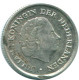 1/10 GULDEN 1966 ANTILLAS NEERLANDESAS PLATA Colonial Moneda #NL12757.3.E.A - Antille Olandesi
