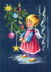 ANGEL CHRISTMAS Holidays Vintage Postcard CPSM #PAH688.A - Angeli