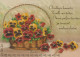 FLOWERS Vintage Ansichtskarte Postkarte CPSM #PBZ368.A - Fiori