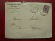 LF1 - Affranchissement Par  YT 45 Sur Lettre Avec Corresp. à En-tête Association Des Colons De Petitjean (Maroc) - 1922 - Lettres & Documents