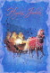 SANTA CLAUS Happy New Year Christmas Vintage Postcard CPSM #PBL578.A - Santa Claus