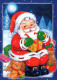 WEIHNACHTSMANN SANTA CLAUS Neujahr Weihnachten Vintage Ansichtskarte Postkarte CPSM #PBL382.A - Santa Claus
