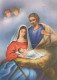 Vierge Marie Madone Bébé JÉSUS Noël Religion Vintage Carte Postale CPSM #PBB755.A - Vergine Maria E Madonne