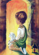 BAMBINO Scena Paesaggio Gesù Bambino Vintage Cartolina CPSM #PBB534.A - Scènes & Paysages