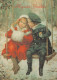 Happy New Year Christmas CHILDREN Vintage Postcard CPSM #PAY824.A - New Year