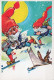 PÈRE NOËL Bonne Année Noël GNOME Vintage Carte Postale CPSM #PAW921.A - Santa Claus