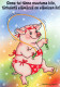 PIGS Animals Vintage Postcard CPSM #PBR749.A - Varkens
