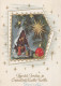 Vergine Maria Madonna Gesù Bambino Natale Religione Vintage Cartolina CPSM #PBP984.A - Jungfräuliche Marie Und Madona