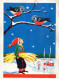 Feliz Año Navidad NIÑOS Vintage Tarjeta Postal CPSMPF #PKG490.A - Neujahr