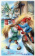 PÈRE NOËL Bonne Année Noël GNOME Vintage Carte Postale CPSMPF #PKG432.A - Kerstman