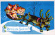 PÈRE NOËL Bonne Année Noël GNOME Vintage Carte Postale CPSMPF #PKG397.A - Kerstman