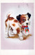 PERRO Animales Vintage Tarjeta Postal CPA #PKE777.A - Perros