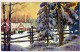 Neujahr Weihnachten Vintage Ansichtskarte Postkarte CPSMPF #PKD634.A - Neujahr