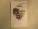 Carte Postale Ancienne En Relief 1906 FLEUR ET PAYSAGE - Blumen