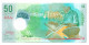 MALDIVES 50 RUFIYAA 2015(2016) POLYMER NOTE UNC P10976.9 - [11] Local Banknote Issues