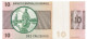 BRASIL 10 CRUZEIROS 1970 UNC Paper Money Banknote #P10837.4 - Lokale Ausgaben
