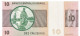 BRASIL 10 CRUZEIROS 1970 UNC Paper Money Banknote #P10837.4 - [11] Emissioni Locali