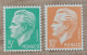 Monaco - YT N°349, 350 - Prince Rainier III - 1950/51 - Neuf - Unused Stamps