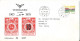 Denmark Special Cover Varde 15-3-1978 Vestbanen Railway Varde Nörre Nebel 75th Anniversary With 3 Train Stamps On Backsi - Cartas & Documentos