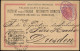 Finland Tammefors Tampere 10P Postal Stationery Card Mailed To Germany 1885. Russia Empire - Brieven En Documenten
