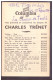 LE CHANTEUR CHARLES TRENET - SIGNATURE AUTOGRAPHE - SEJOUR A L'HOTEL FLEUR DE LYS A LA CHAUX DE FONDS - TB - Singers & Musicians