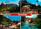 72900035 Grainau Waxensteinkamm Pfarrkirche Zugspitze Oberer Dorfplatz Hotel Bad - Sonstige & Ohne Zuordnung